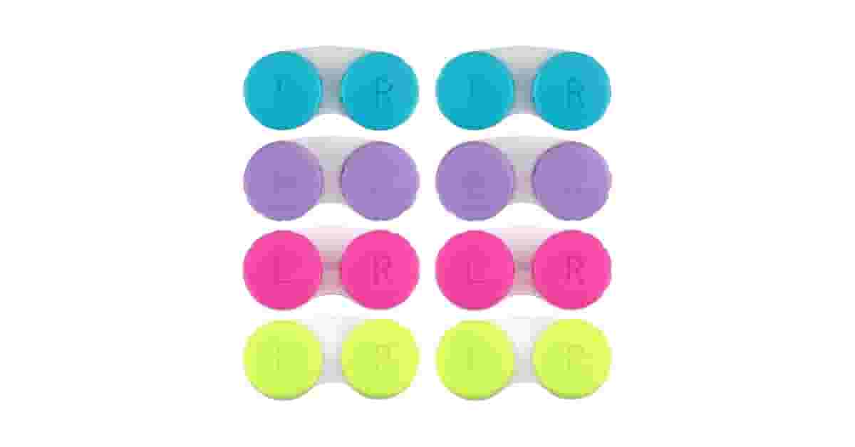 Melhor Marca de Lente de Contato Colorida: Estojos Práticos