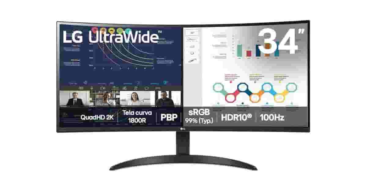 Melhor Monitor Curvo 34 Polegadas: Guia Completo
