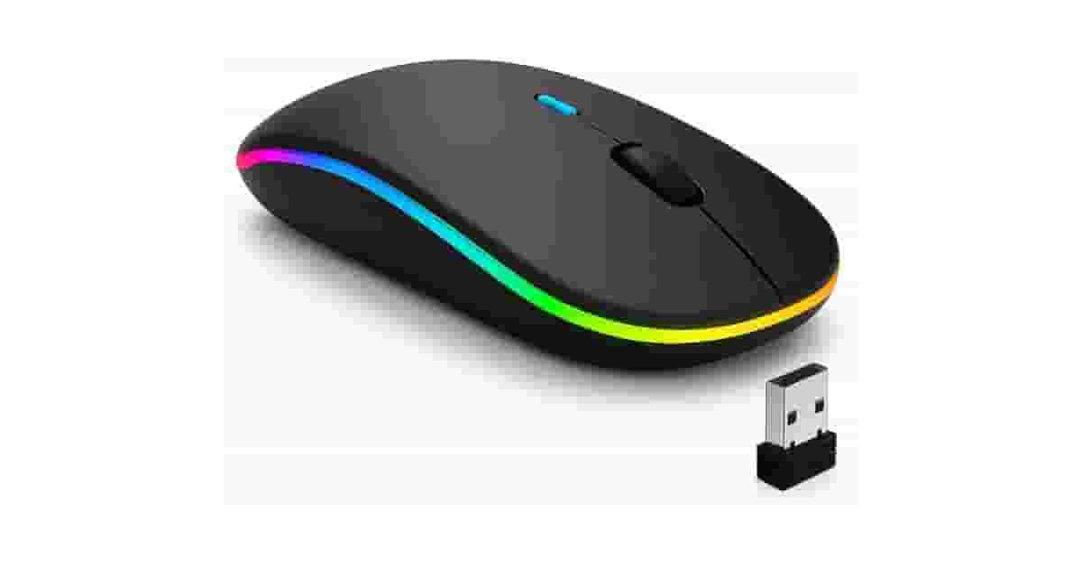 Melhor Mouse sem Fio Barato: 7 Opções com LED RGB e Conexão Dual