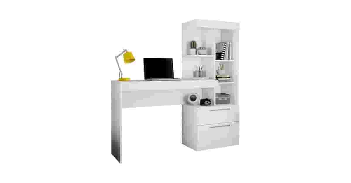 Qual é a Melhor Mesa de Computador com Estante e Nichos? 10 Modelos Para Otimizar Seu Espaço