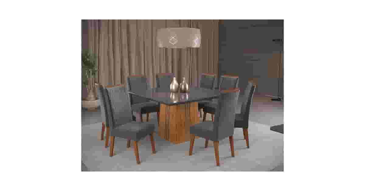 Qual é a Melhor Mesa de Jantar Quadrada para 8 Pessoas? Análise de 8 Opções