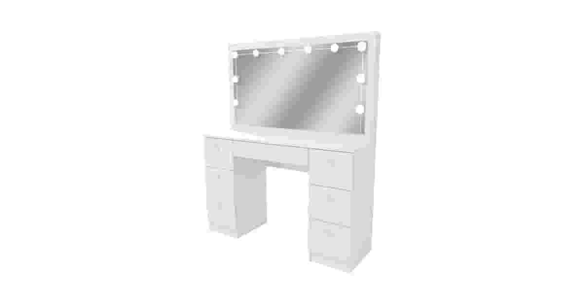 Qual é a Melhor Penteadeira com Luzes de Camarim? Suspensa vs. De Chão