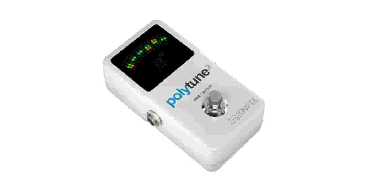 Qual É o Melhor Pedal Afinador Polifônico? Análise TC
