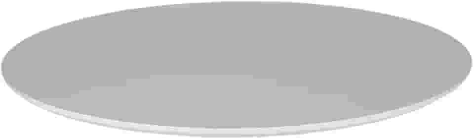 Tampo Redondo Madeira MDF Mesa Jantar Apoio (Branco, 90cm)