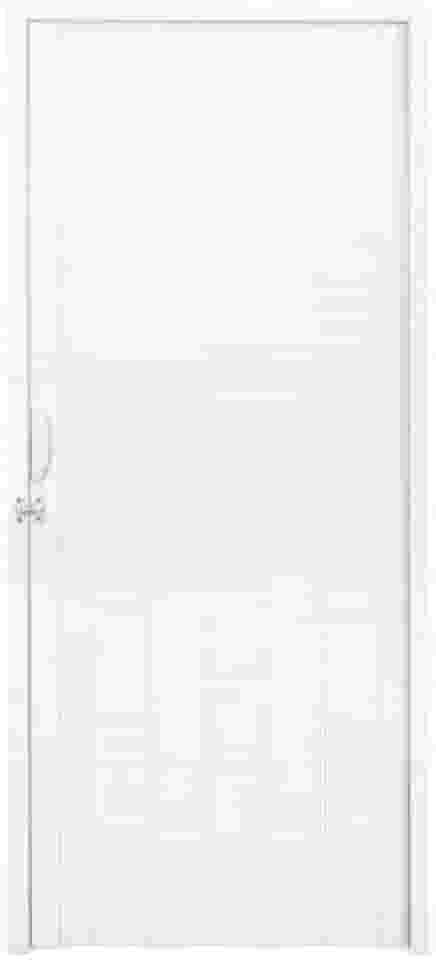 Porta Sanfonada PVC Polifort 210cmx100cm Branco Neve