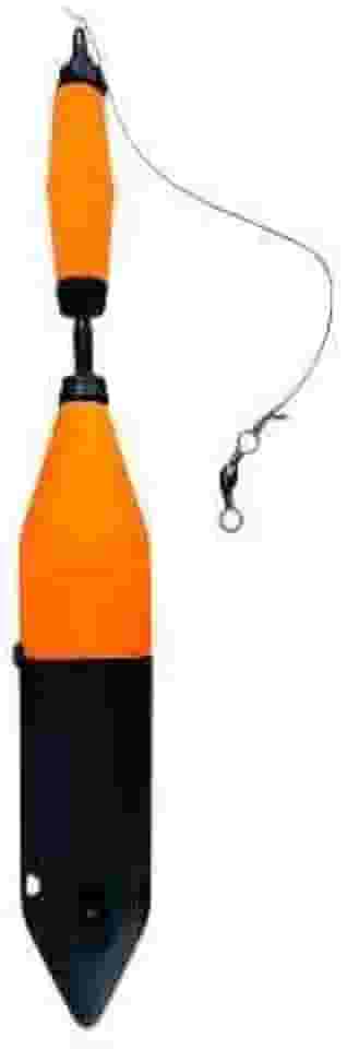 Boia de pesca TORPEDO cevadeira Isca COM Suporte 65g ideal para Lagoas, Rios, Represas