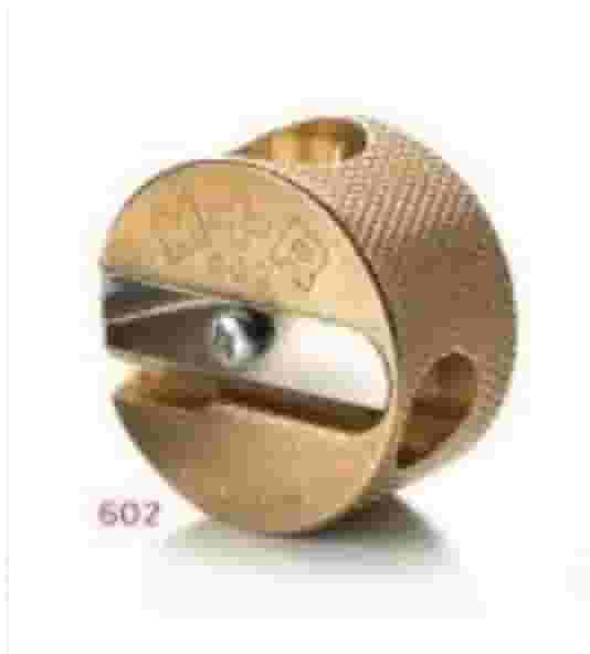 Mobius + Ruppert (M+R) Apontador de lápis de latão - escolha entre 4 formas! Feito na Alemanha - o melhor do mundo! (600 - cunha única)