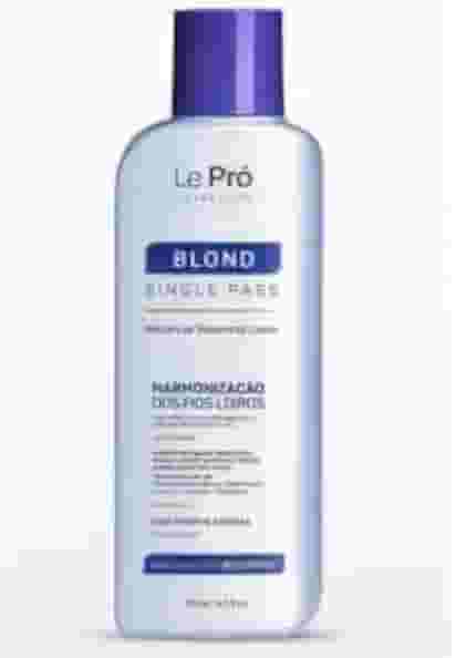 Le Prô Blond Single Pass, Tratamento Profissional para Cabelos Loiros e Lisos, 300 ml