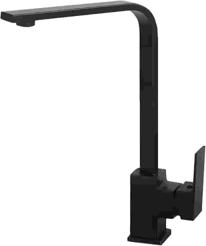 Torneira Banheiro Premium Luxo Monocomando Alta Reta Misturador Inox Aço Preta Cuba Pia Banheiro Alto Padrão Decoração