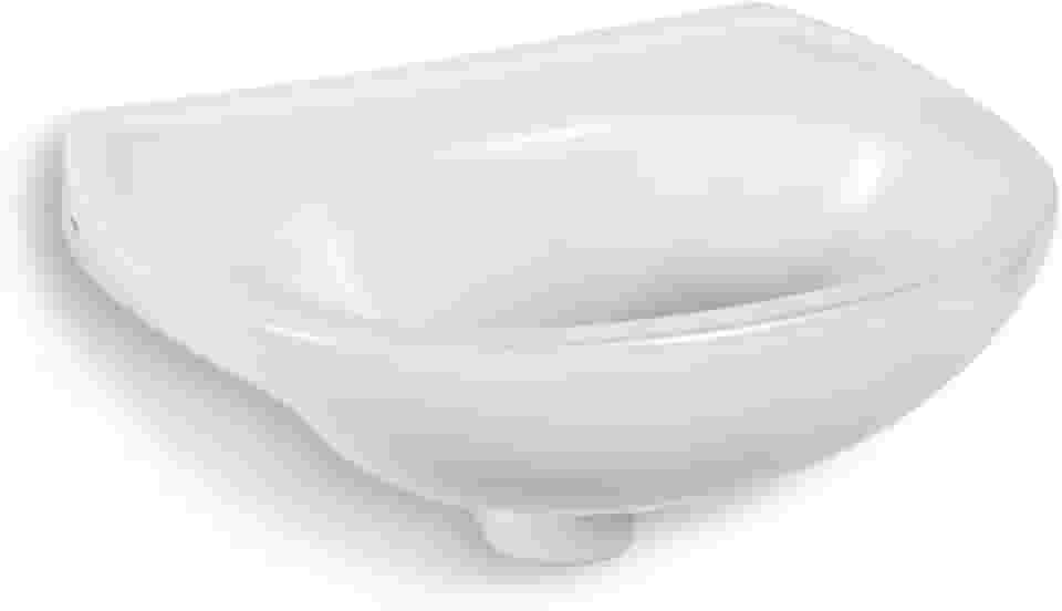 Lavatório Suspenso Branco 42x32cm para Banheiro – Cuba de Parede com Opções de Instalação (Lavatório)