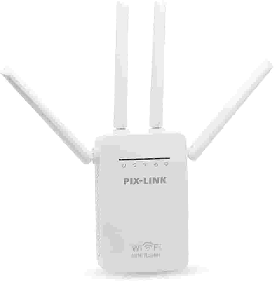 Repetidor Wifi 2800m 4 Antenas Amplificador De Sinal - Melhore a Conexão em Casa e no Escritório com Este Poderoso Amplificador de Sinal Wi-Fi de Longo Alcance