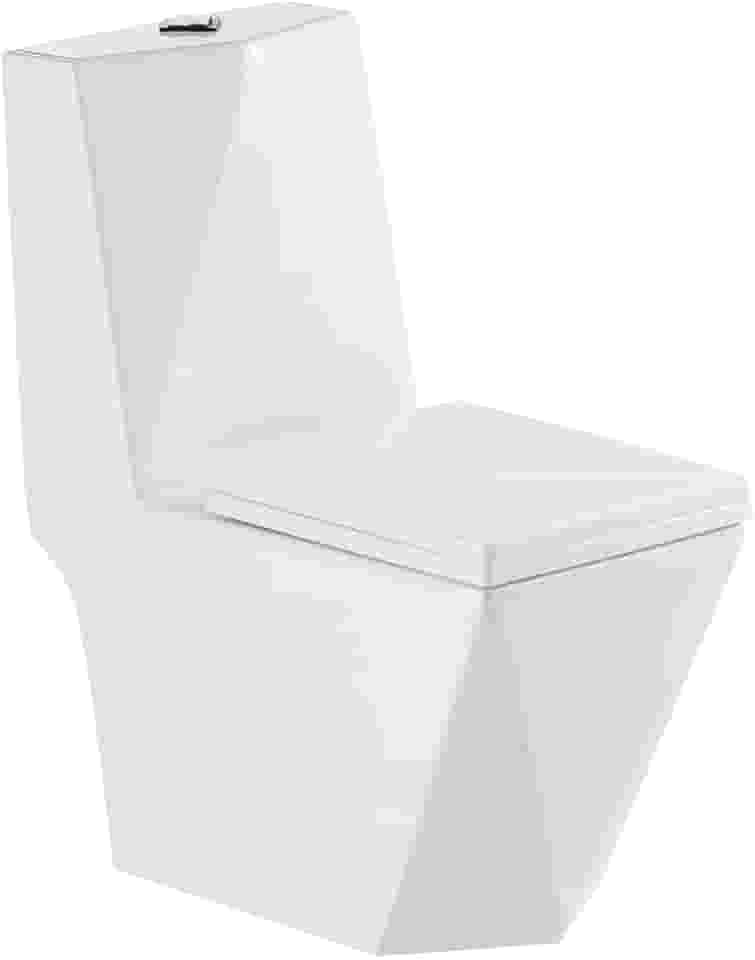 Vaso Sanitário Monobloco Completo Diamante - Caixa Acoplada branca