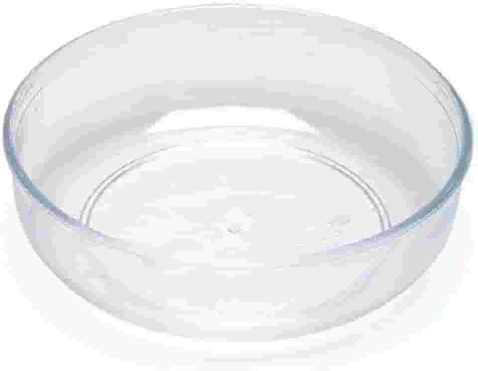 MY PET BRASIL Banheira Para Pássaros Redonda Cristal Média