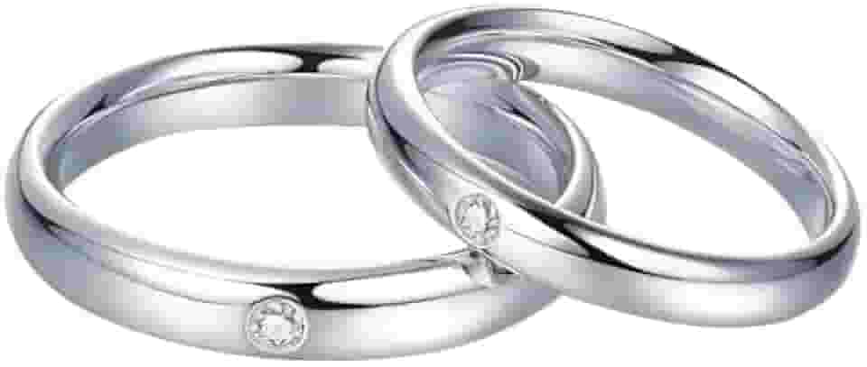 Aliança Compromisso Namoro Prata Ajustável Pedra Brilhante