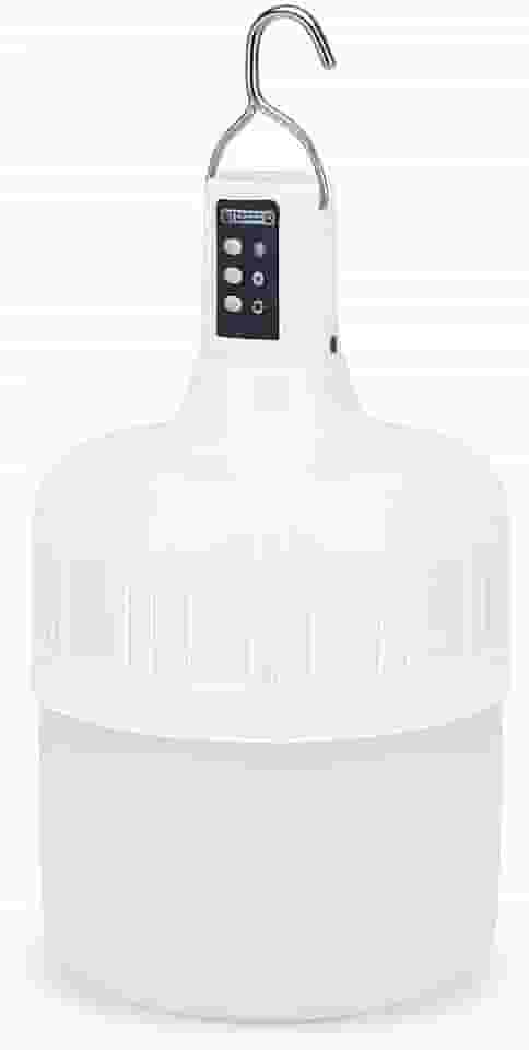 Lâmpada LED De Emergência Recarregável De 38W 4000mAh - Iluminação Portatil Com 5 Opções - Perfeito Para Viajens Camping Interna e Externa