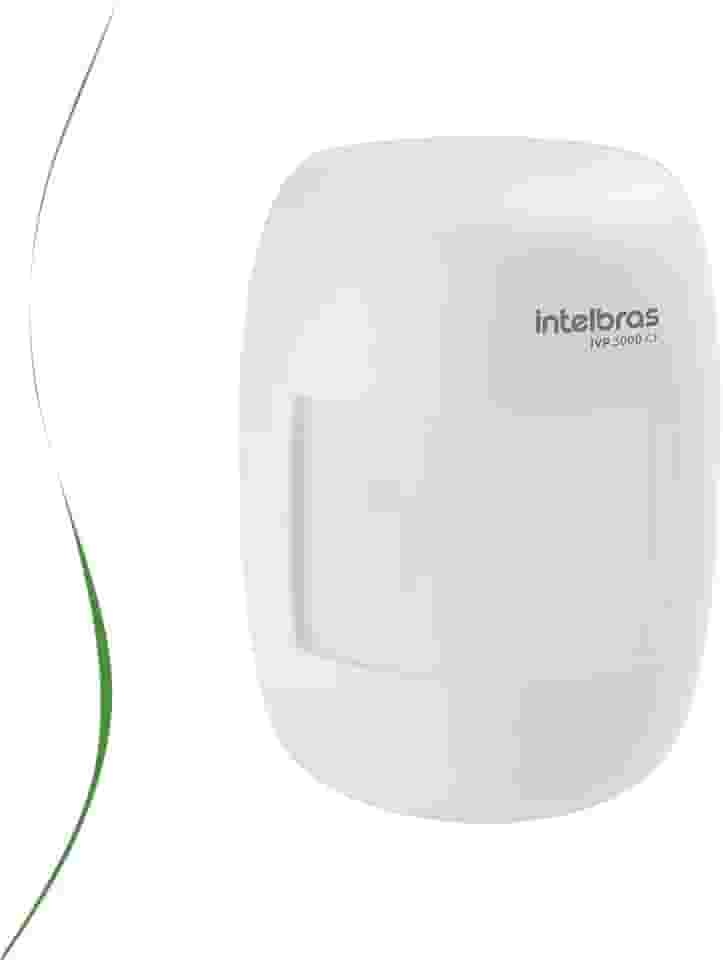 Sensor Infravermelho Passivo com Fio Intelbras Ivp3000 CF Cobertura com Ângulo de 115° e Alcance de 12m