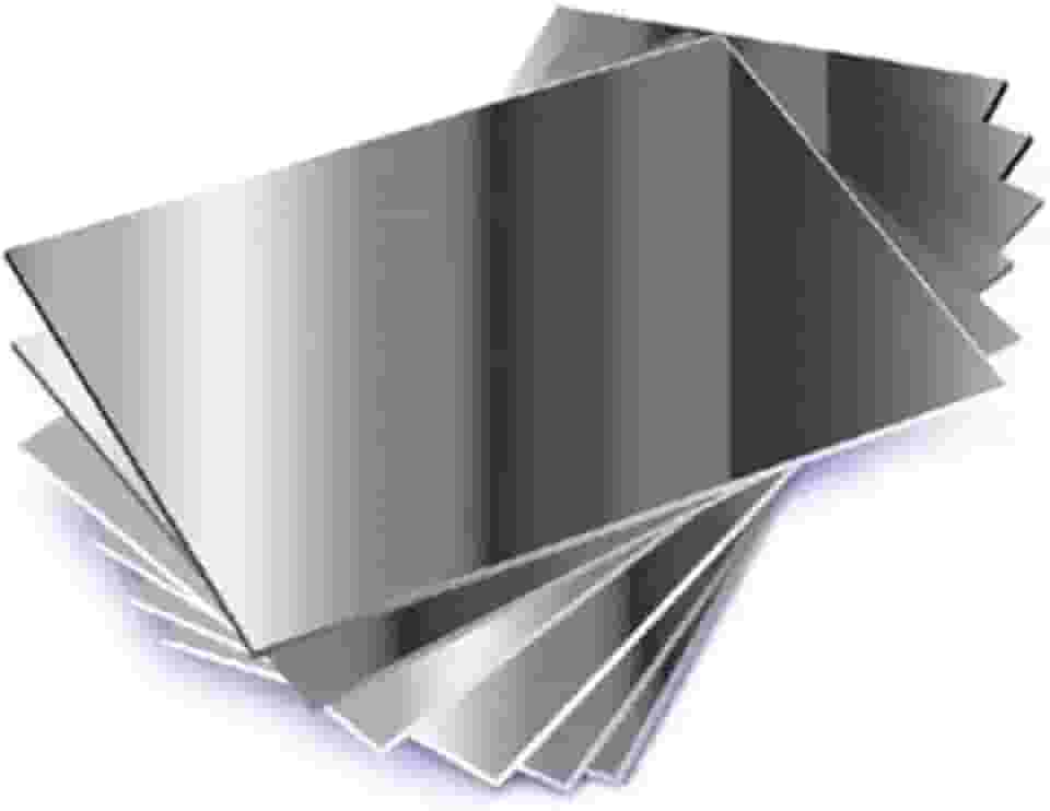 Genérico Espelho Adesivo Decorativo, Acrílico Flexível, 30x40cm, Retangular, Autocolante, Moderno, Sem Moldura, Para Decoração de Banheiro e Ambientes