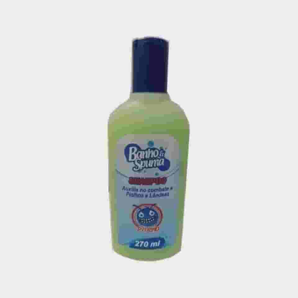Shampoo Banho e Spuma Mata Piolho e Lêndeas 270ml
