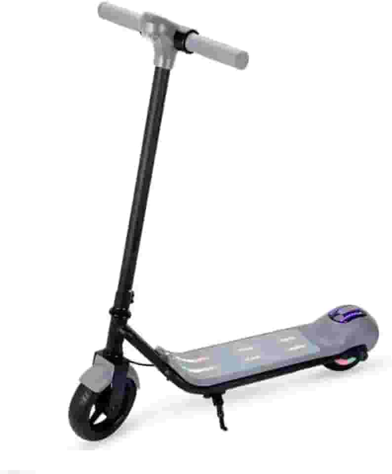 Patinete Infantil Elétrico 2 Rodas Com Luzes Led Bluetooth Integrado Kids Portátil Cor Preto Brinovar