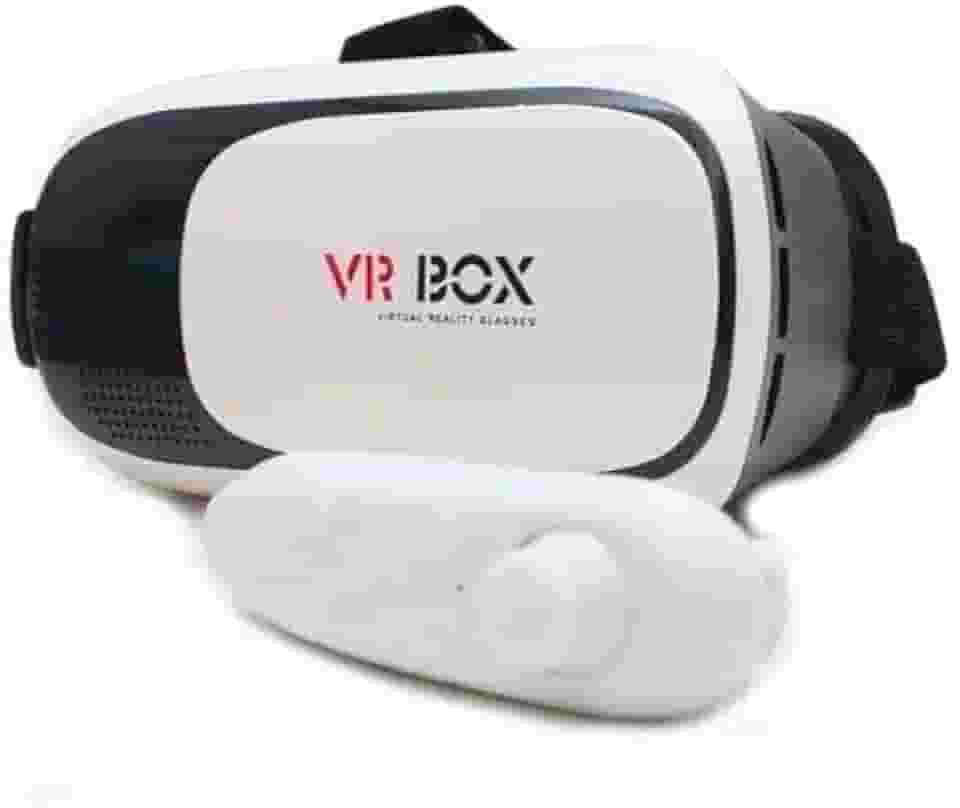 Thecoopidea Óculos 3D Realidade Virtual Com Controle Bluetooth Para Celular Jogos