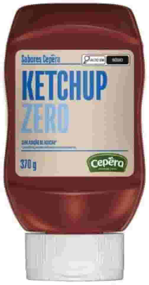 Ketchup Zero Adição de Açúcar Sabores Cepêra 370g