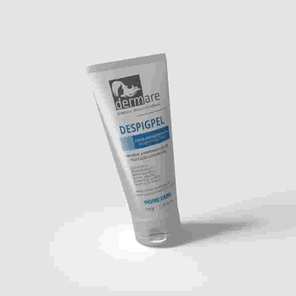 DERMARE Despigpel 100g | Clareador de Manchas, Virilhas e Axilas | Alpha-Arbutin, Ácido Kójico, Mandélico e Glicólico | Uniformiza o Tom e Ilumina a Pele