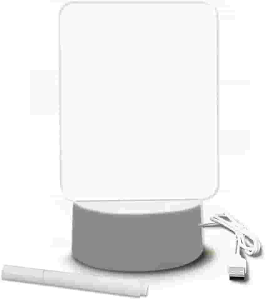 Luminária 3D LED Quadro De Mensagem - Presente Criativo - Decoração Romântica Quarto - Luminária USB Decorativa - Presente Romântico