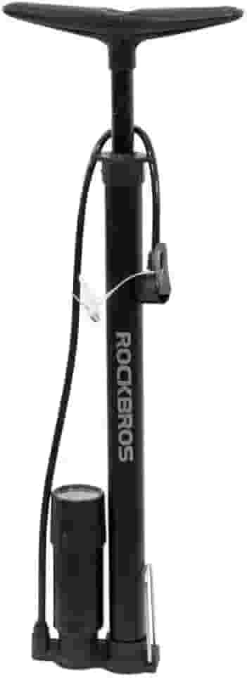 Bomba de ar RB-380g com pé e manômetro Rockbros