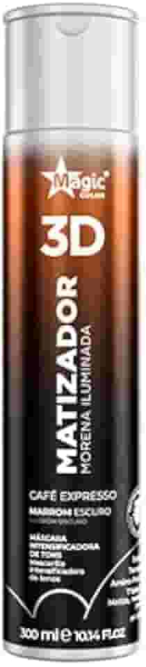 Matizador 3D Morena Iluminada Cafe Expresso 300Ml (Efeito Cast Med Marrom)
