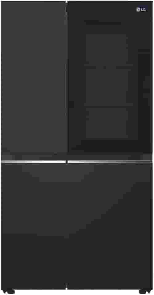 Geladeira/Refrigerador 2 Portas LG 647 Litros GC-V257SQV2 - A+++, Side By Side, Preto, Inox, 220V