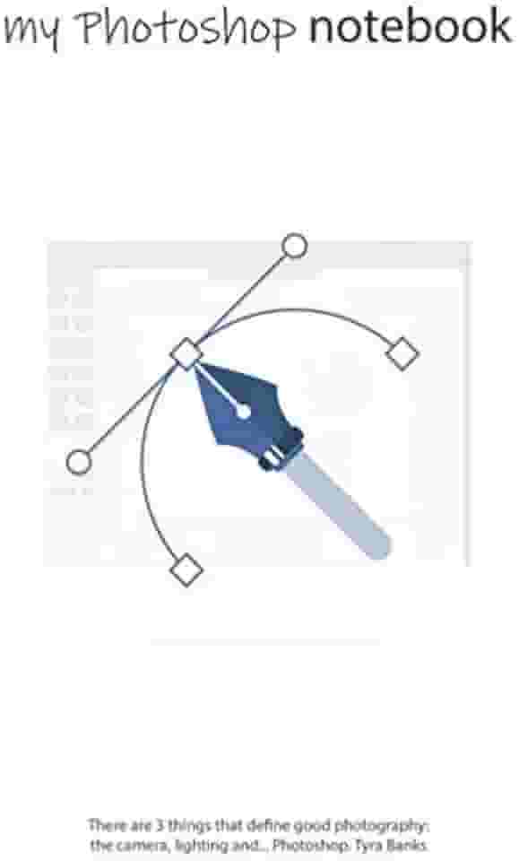 Notebook: Photoshop Curve, Blank, Soft Cover, Letter Size (8.5 x 11 inches) – Large format tool for your ideas and projects: Men`s and Women`s Photoshop editor artist journal & diaries in classroom