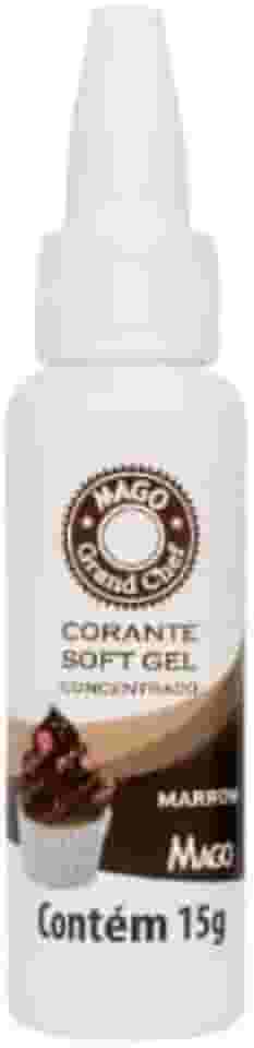 Corante Soft Gel Marrom 15g Mago