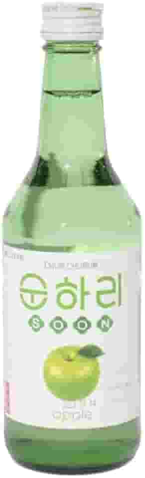 Soju Bebida Alcoólica Coreana Sabor Maca Verde 360ml