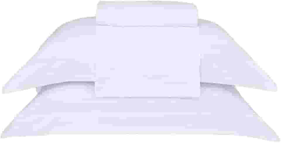 Buddemeyer Jogo de Cama King Cetim 300 Fios Buddemeyer Bud Vision New Colors II 100% Algodão Penteado Branco 4 peças