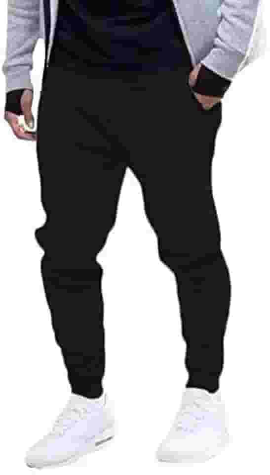 Calça Masculina Moletom Esporte Macio Cinza Grafite G