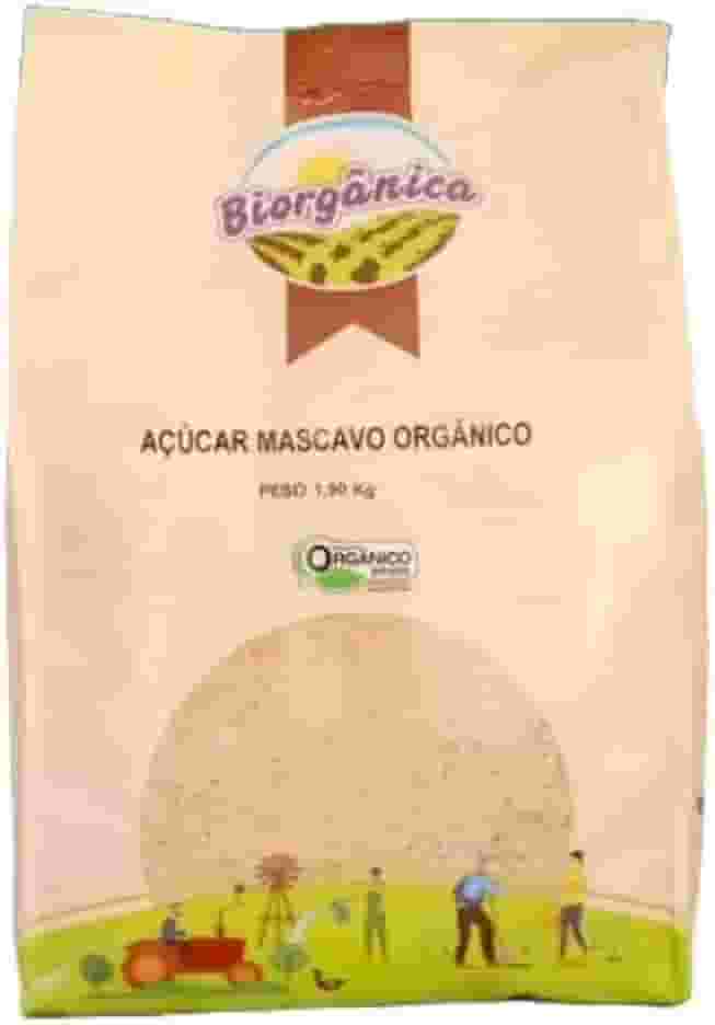 Açúcar Mascavo Orgânico Biorgânica 1,9kg