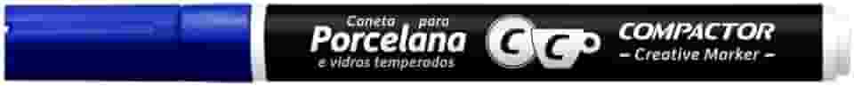 Marcador Creative Porcelana Compactor Avulso Azul