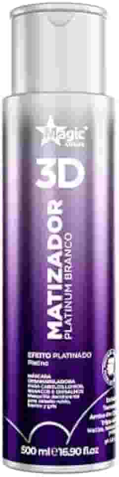 Matizador 3D Platinum Branco500Ml, Magic Color