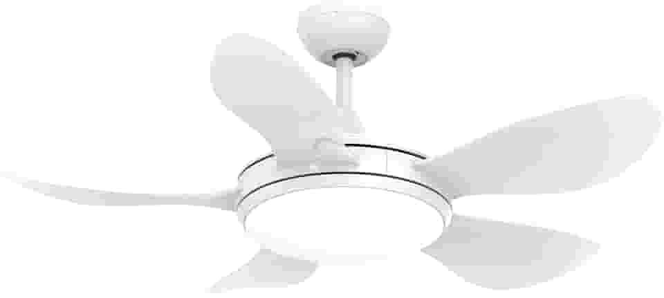 Ventilador de Teto Arno Ultimate 5 Bivolt Branco VX25, 58W, LED 1500–1600lm 3 Temperaturas, Controle Remoto, 6 Velocidades, 3 Modos e Timer