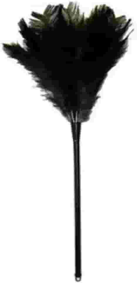 Espanador De Pó Poeira Penas Naturais De Avestruz 60 cm