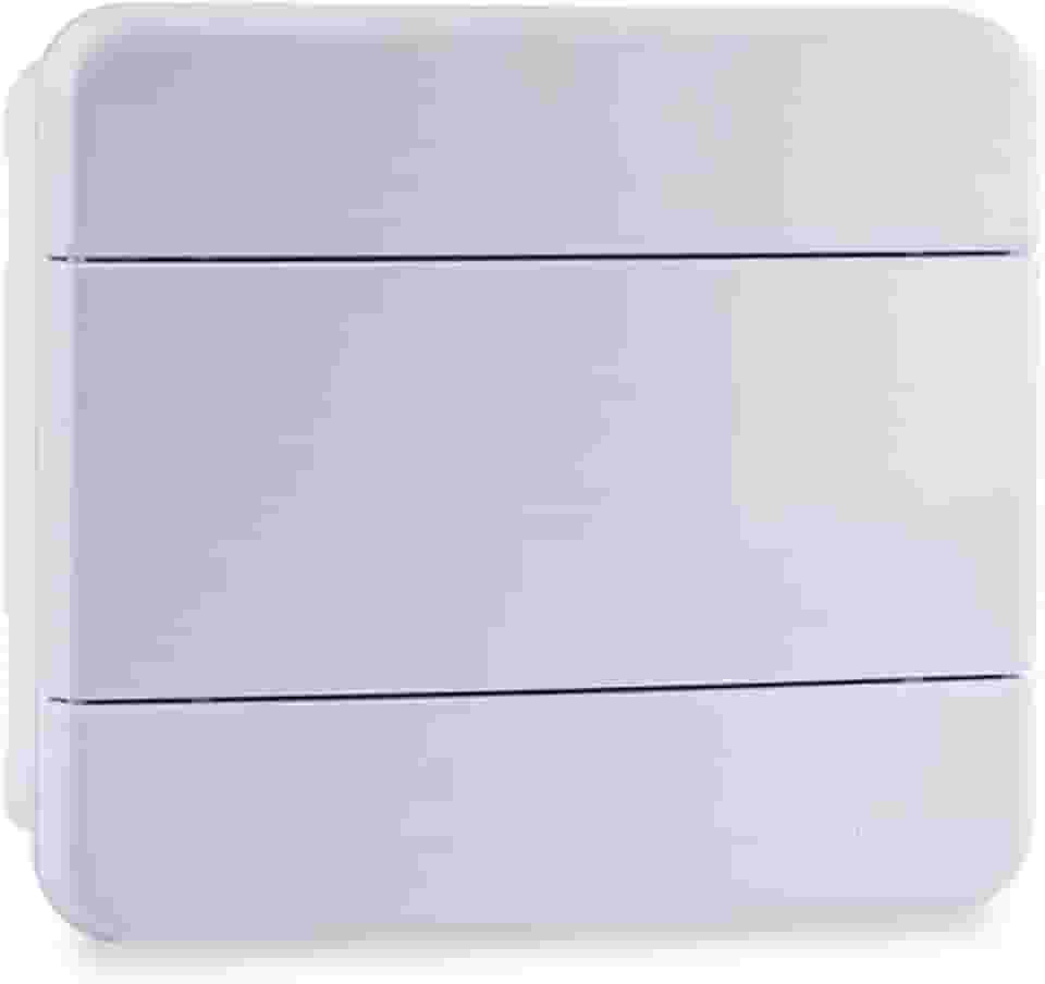 Force Line - Quadro distribuicao 8 disjuntores din br-sobrepor, branco