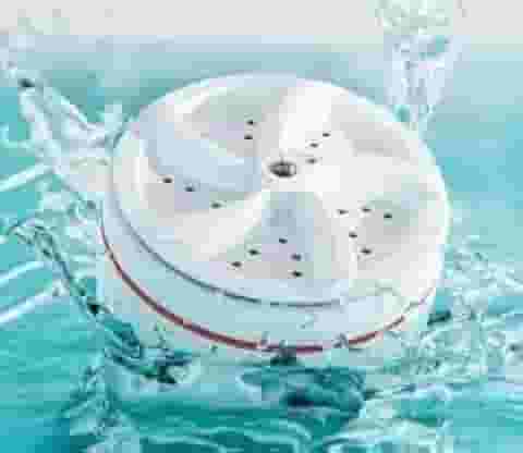 Mini Maquina Lava Roupas Rotativa Portátil P/Balde Premium