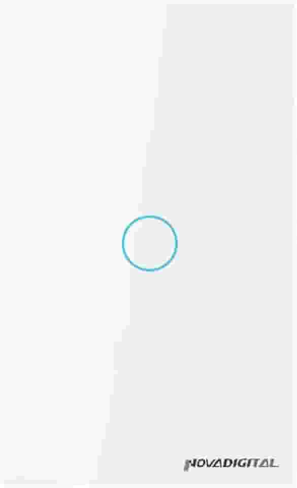 Novadigital Interruptor Touch Led 1 Botão RF433Mhz Wi-fi Smart Home Google Home Alexa Automação Residencial Original