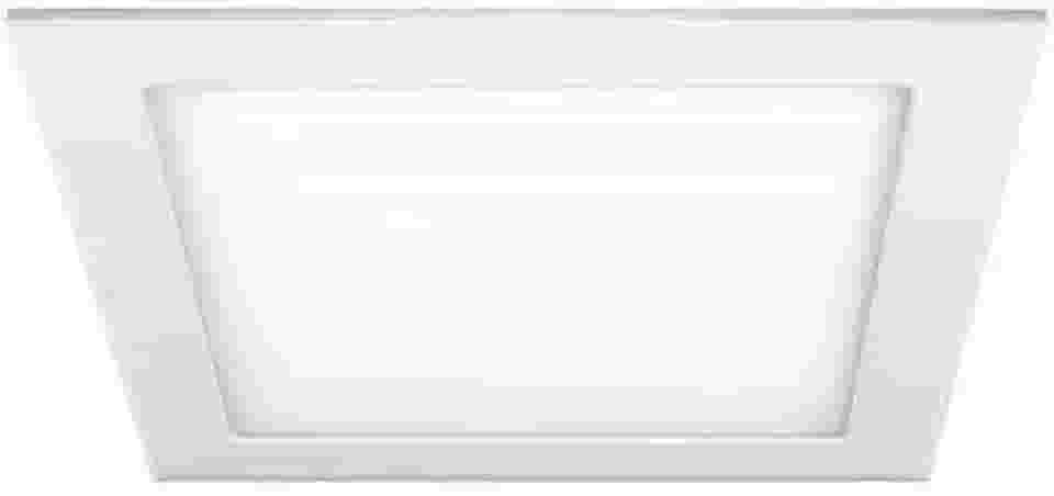 Luminária LED de Embutir 18w 6500k Elgin Quadrada Bivolt Luz Branca Fria