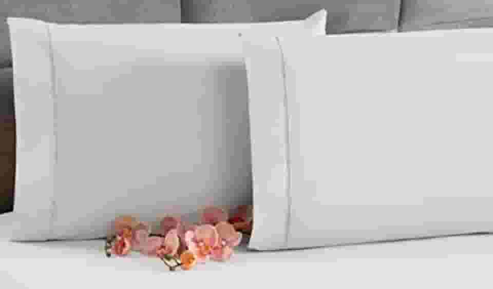 4 Fronha Avulsa Percal 200 Fios Algodão Ponto Palito Branca