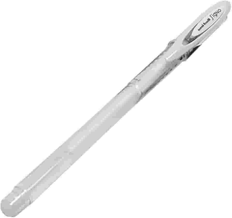 Caneta Gel SIGNO Angelic Color UM-120AC, Uni-Ball, Branca, Blister c/1 unidade