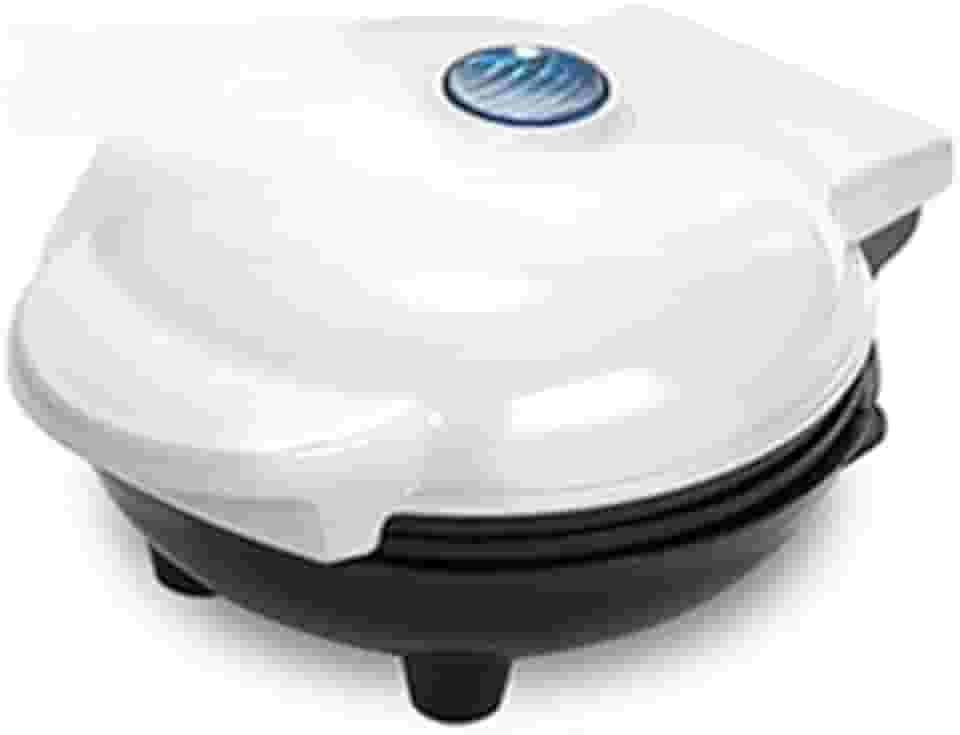 Mini Forno de Pizza para Waffles - Elétrico, Automático, 110V, Ideal para Café da Manhã (Branco)