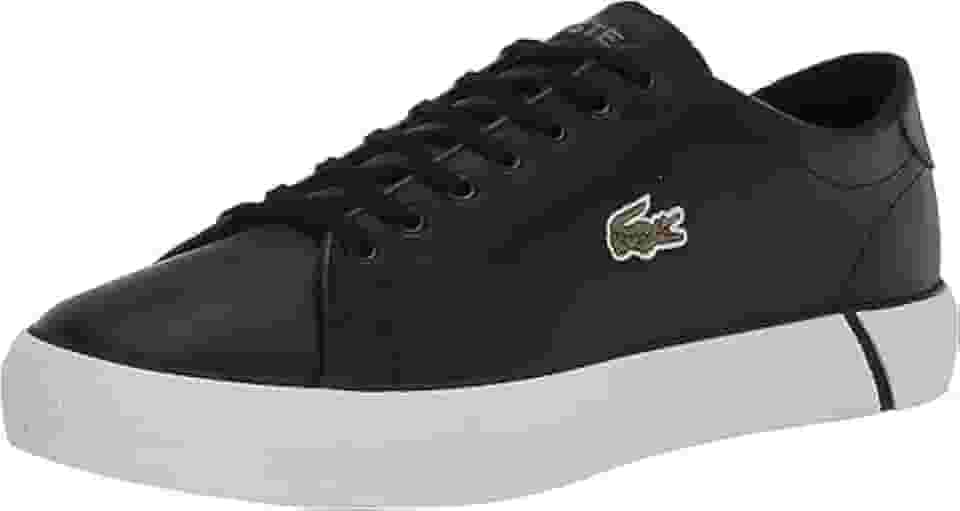 Tênis masculino Casual lacoste Grip Shot Couro (Preto, BR, Adulto, Numérico, 40)