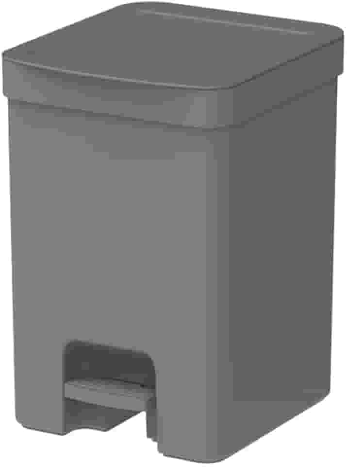 Lixeira com Pedal Trium Cinza 12L