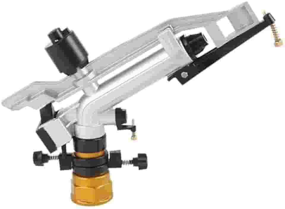 Aspersor Irrigador Canhão com Alcance Imbatível e Alta Eficiência para Lavouras Pastagens e Jardins